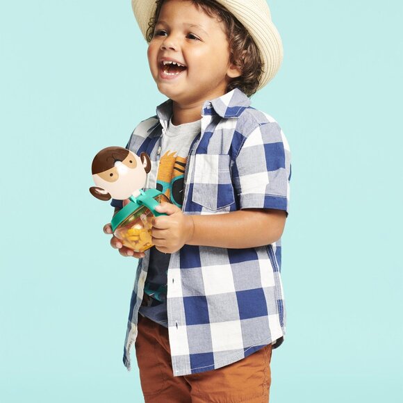 Skip Hop Zoo Snack Cup Kids Feeding Storage Pot Tub Age 12M+ NIP No spill - Picture 9 of 14